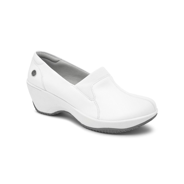 Zapatos STINA ANCHO ESPECIAL-BLANCO (SUECOS) de enfermera cómodos mucho estilo y glamour